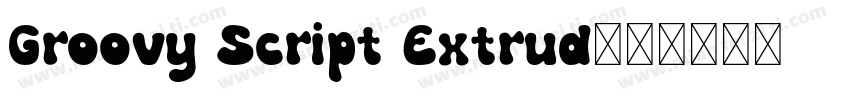 Groovy Script Extrud字体转换